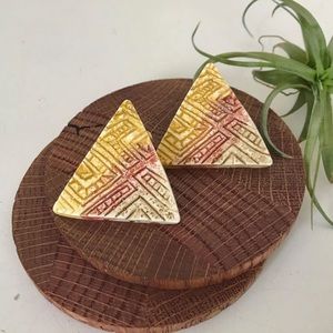 Vintage Textured Boho Earrings